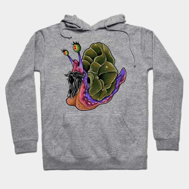 Grandfather snail...... meh Hoodie by Ryan Zarefoss 